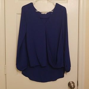 Lush blue blouse